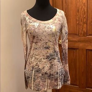 Day trip long sleeve sheer top